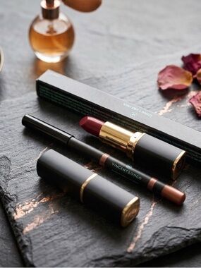 Vincent Longo Deep Rose Lipstick - Luxurious Cream Finish